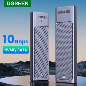 Корпус для SSD з підтримкою двох протоколів Ugreen CM559 M. 2 NVMe і SATA USB 3.2 Gen2 (90408)