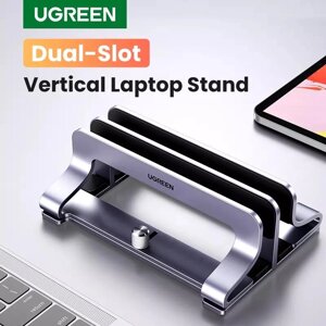 Настільна підставка для ноутбуків, планшетів, смартфонів MacBook Air Pro вертикальна Ugreen 60643 (LP258) Al