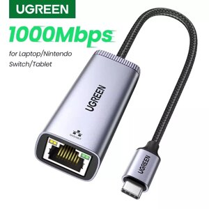 NEW Gigabit Ethernet адаптер USB C - RJ45 Ugreen 40322 (US236) Upgrade