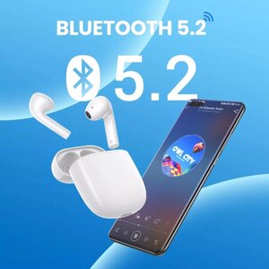 NEW Stereo Bluetooth 5.2 TWS навушники бездротові UGREEN 50647 (WS109) HiTune H3 White