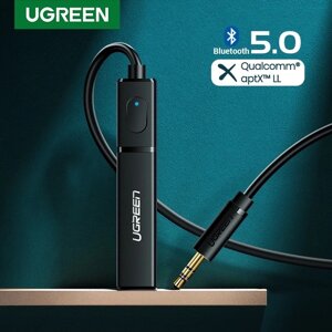 Передавач Ugreen CM107 AptX Low Latency 3.5mm mini Jack Transmitter Bluetooth 5.0 Black (40761)