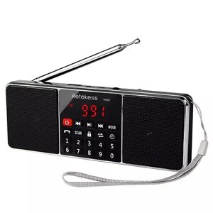 Портативне радіо RETEKESS TR602 FM/AM Bluetooth колонка MP3 плеєр USB TF/SD мікрофон