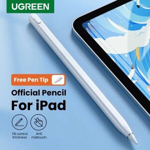 Стілус для Apple Pencil UGREEN LP452 Магнітний USB-C заряджання для iPad Pro 12 9 Air Mini 2022 Bluetooth (90915)