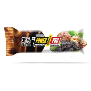 Батончики протеїнові Power Pro Protein Bar Nutella 36% 20x60g Power Pro (Style) (1089-4820214000124)