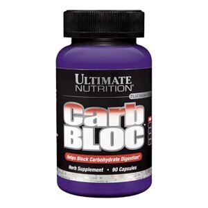 Блокатор вуглеводів Ultimate Nutrition Carb Bloc 500 mg 90 Caps (1086-2022-10-0806)