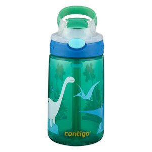 Пляшка для води дитяча Contigo Gizmo Flip 420 мл Jungle Green Dino (1075-2115035)