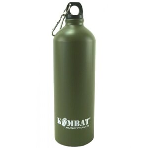 Фляга алюмінієва Kombat UK Aluminium Water Bottle 1000 ml Оливковий (1000-kb-awb1000-olgr)