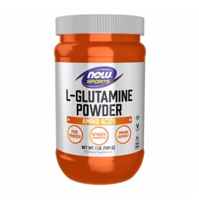 Глютамін Now Foods L-Glutamine Powder 454g (1086-2022-10-2310)