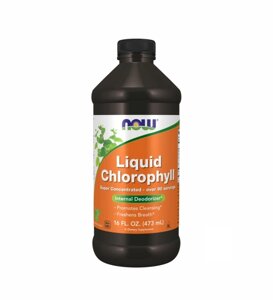 Хлорофіл Now Foods Chlorophyll Liquid Mint 16 oz (1086-2022-10-0079)
