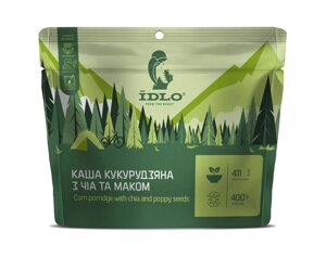 Каша ЇDLO кукурудзяна з насінням чіа та маком (IDLO-KZNCHM-100)