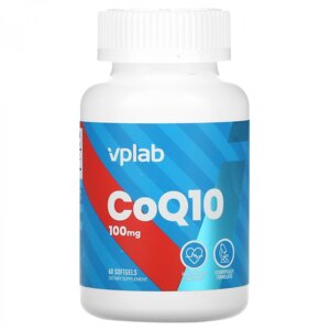 Коензим VPLab CoQ10 100 mg 60 Softgels (1086-2022-10-0497)