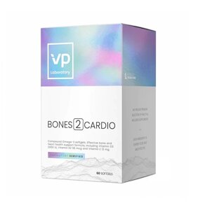 Комплекс для серця і кісток VPLab Bones2Cardio 60 softgels (1086-2022-10-0286)