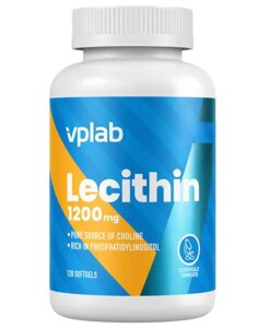 Лецитин VPLab Lecithin 1200 mg 120 Softgels (1086-2022-10-0498)