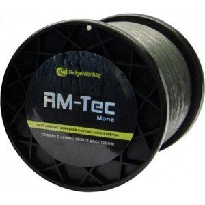 Волосінь RidgeMonkey RM-Tec Mono 1200m 0.35mm 12lb/5.4kg Зелений (1013-9168.02.06)
