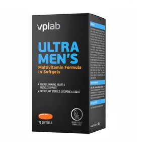 Мультивітаміни VPLab Ultra Men's Multivitamin 90 softgels (1086-2022-10-0274)