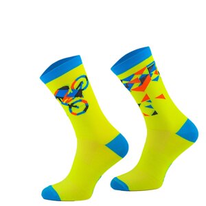 Шкарпетки Comodo BIK2 43-46 L Жовтий неон (COMO-BIK2-09-7728)