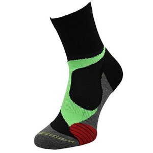 Шкарпетки Comodo RUN4 43-46 L Чорний/Зелений (COMO-RUN-4-02-4346)