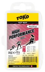 Парафін високофторовий Toko High Performance Red 40g (1052-550 1026)