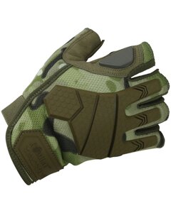 Рукавички тактичні Kombat UK Alpha Fingerless Tactical Gloves L Мультикам (KB-ATG-MULT-L)