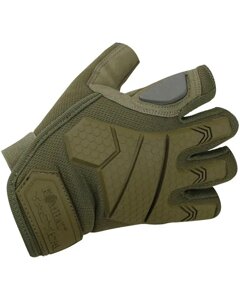 Рукавички тактичні Kombat UK Alpha Fingerless Tactical Gloves S Койот (1000-kb-aftg-coy-s)