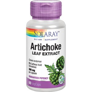 Екстракт з листя Артишоку Solaray Artichoke Leaf Extract 300mg 60 vcaps (1086-2022-10-1021)