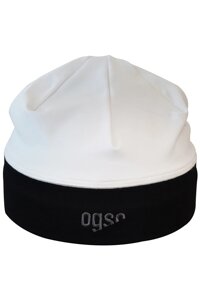 Шапка ogso technical beanie білий/чорний (OGSO-bwtechbeawb)