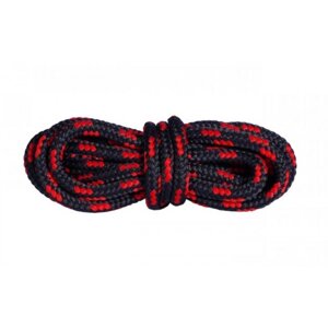 Шнурівки mountval 150 cм чорний/червоний (MOUNT-SHNUR-blackred-150)