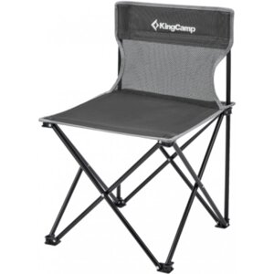 Складане крісло KingCamp Compact Chair in Steel M (1026-KC3832_BLACKGREYCHEC)
