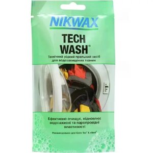 Засіб для прання мембран Nikwax Tech Wash Pouch 100ml (NIK-2028)