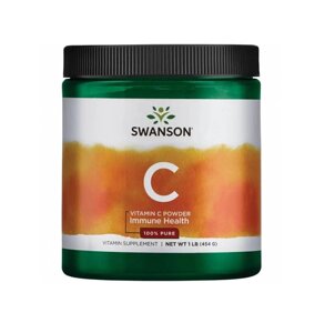 Вітаміни Swanson 100% Pure Vitamin C Powder 454g16oz (1086-100-41-6834782-20)
