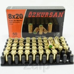 Неодружені патрони Ozkursan 8 mm ( пістолетні ) 50 шт від компанії Zalp - фото 1