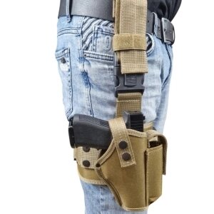 Кобура Glock-17 набедрена (oxford койот 600-D)