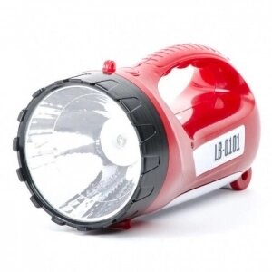 Ліхтар акумуляторний 1 LED 5W+15 SMD INTERTOOL LB-0101 Червоний