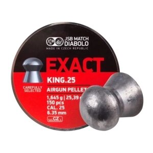 JSB Exact King 6,35 мм, 1,645 гр, 150 шт