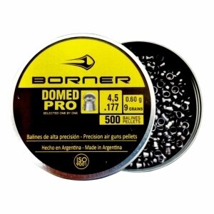 Borner Domed PRO, 4,5 мм, 0,6 гр 500 шт