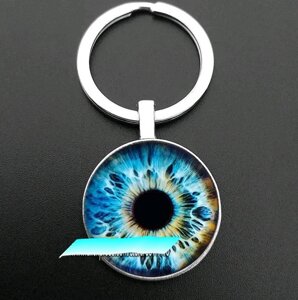 Брелок для ключів всевидяче віконце синє або кулон на шию