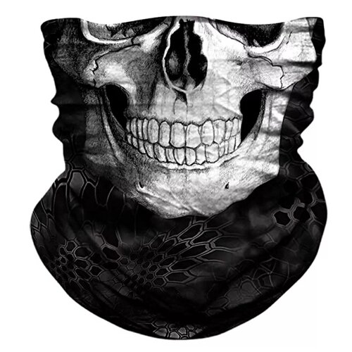 Маска захисна шарф-накидка пов'язка на шию обличчя захисна пов'язка баф для чоловіків убір 3D-ефектом