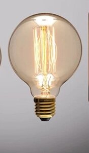 Вінтажна лампа Едисона Едісона лампочка освітлення жовте декор у ресторан світло