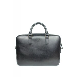Шкіряна ділова сумка Briefcase 2.0 чорний саф'ян