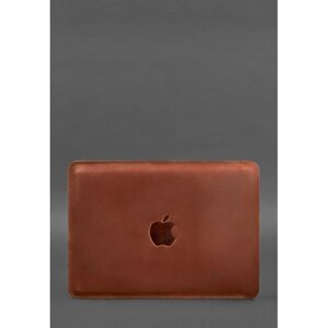 Шкіряний чохол для MacBook 15-16 Світло-коричневий