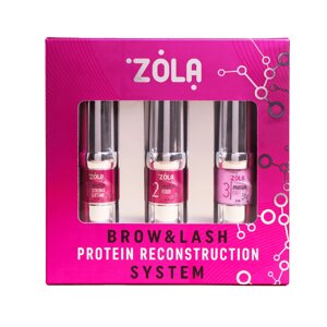 Набір для ламінування Brow&Lash Protein Reconstruction System Zola