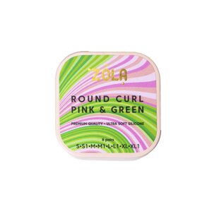 Валики для ламінування Round Curl Pink & Green Zola