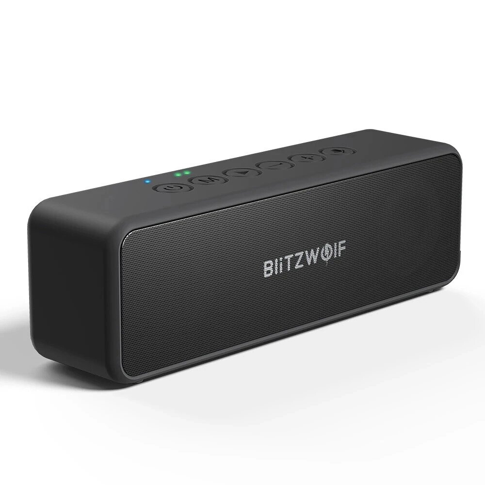 Колонка Bluetooth портативна бездротова BlitzWolf BW-WA4 стерео 3600 мАг 30Вт Блютуз колонка чорна від компанії Wondertech - фото 1