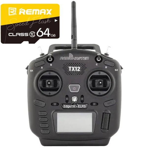 Комплект Пульт керування RadioMaster TX12 MKII для FPV дронів (TX12-MKII-ELRS М. 2) + REMAX 64GB від компанії Wondertech - фото 1