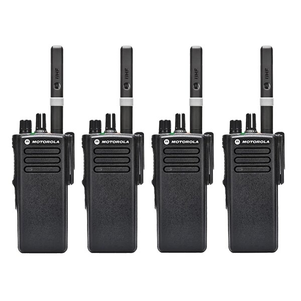 Комплект з 4 шт. Оригінальних цифрових рацій Motorola DP4400e UHF 2450 мАг від компанії Wondertech - фото 1