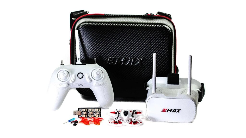 Квадрокоптер EMAX Tinyhawk RTF Kit - комплект: квадрокоптер, FPV окуляри, пульт від компанії Wondertech - фото 1