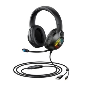 Навушники ігрові провідні Remax RM-850 Gaming Headphone Black повнорозмірні геймерські