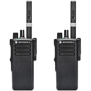 Радіостанція цифрова Motorola DP4400e UHF 2450 мАг Рація Моторола для військових комплект 2 шт.