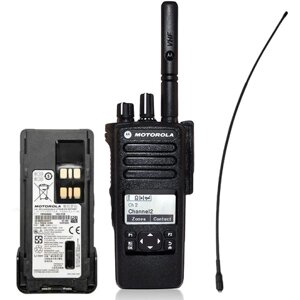 Комплект оригінальна цифрова радіостанція Motorola DP4600e VHF AES-256 шифрування з додатковим акумулятором