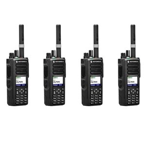 Радіостанція цифрова Motorola MotoTRBO DP4800 VHF AES-256 шифрування, комплект 4 штуки